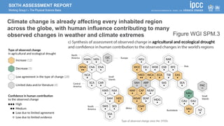Key Messages of the IPCC report Climate Change 2021: The Physical ...