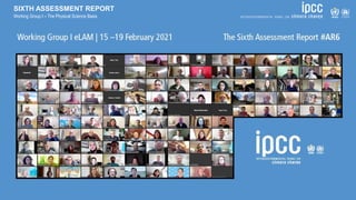 SIXTH ASSESSMENT REPORT
Working Group I – The Physical Science Basis
 