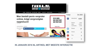 IN JANUARI 2016 NL ARTIKEL MET MEESTE INTERACTIE
 