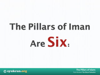 The Pillars Of Iman
