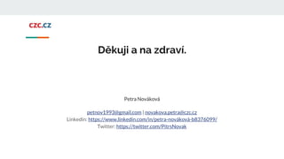 Petra Nováková: (Skoro)ideální struktura PPC účtů