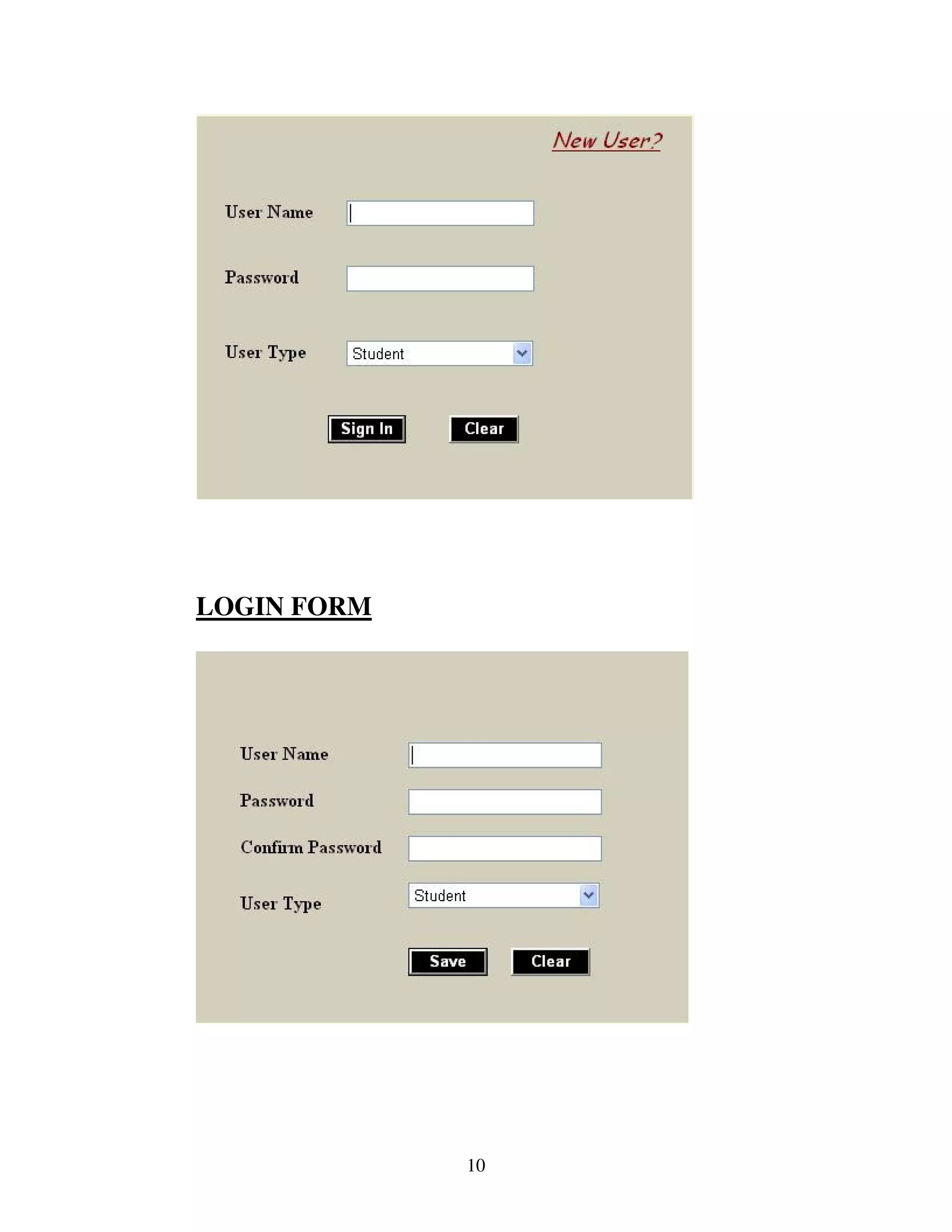 LOGIN FORM




             10
 