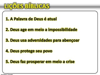 LIÇÕES BÍBLICAS
 