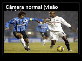 Câmera normal (visão média): 