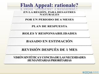 Flash Appeal: rationale?
 