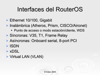 Mikrotik RouterOs basics v0.3 | PPT