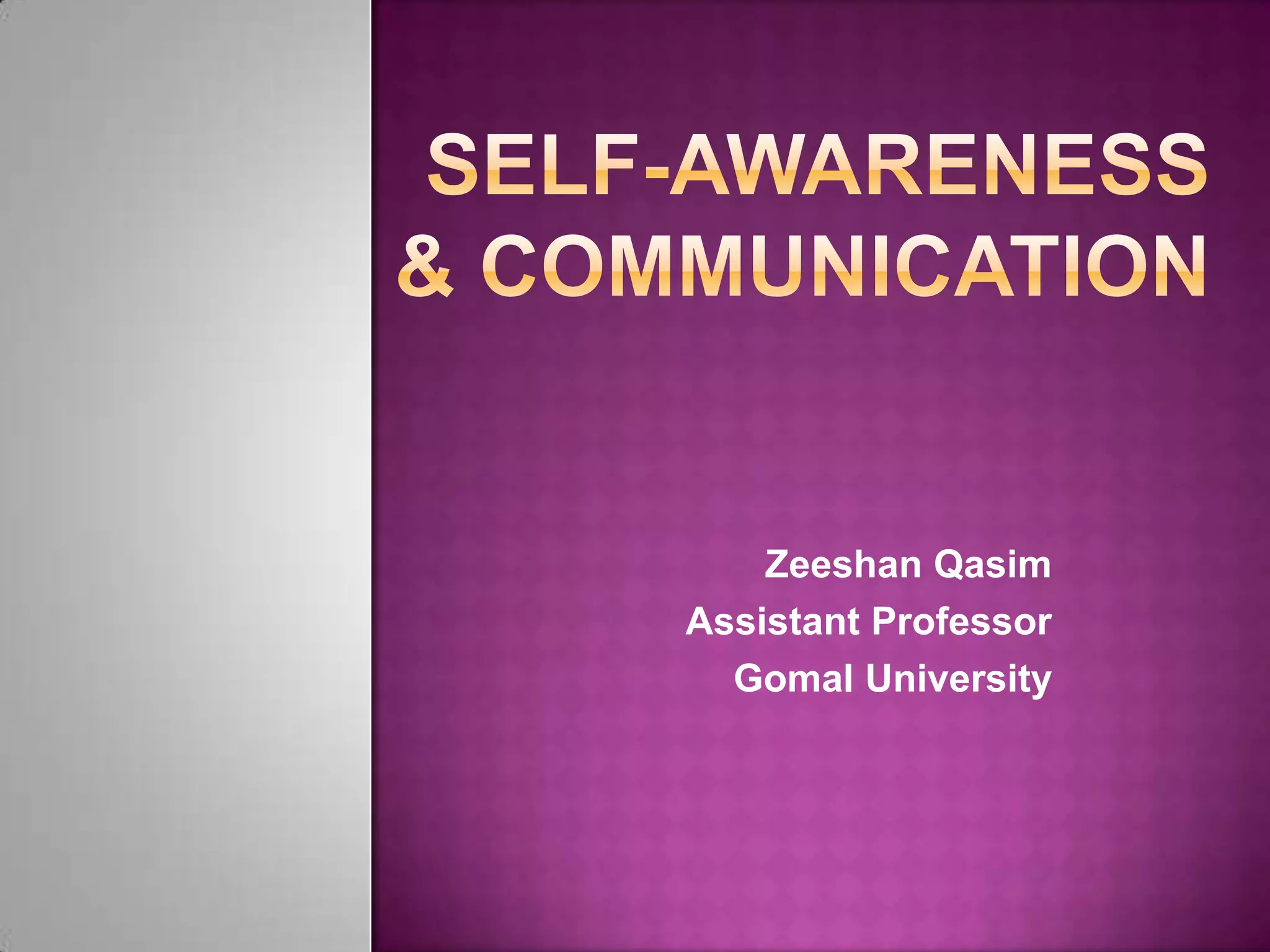 Zeeshan Qasim
Assistant Professor
Gomal University

 