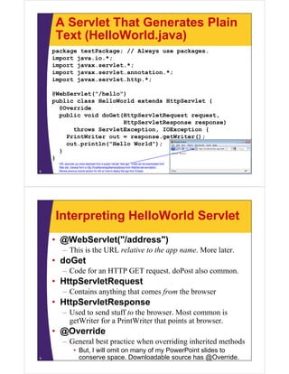 02 servlet-basics | PDF