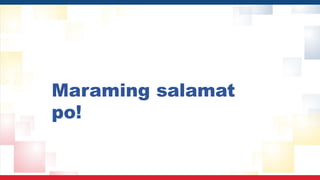 Maraming salamat
po!
 
