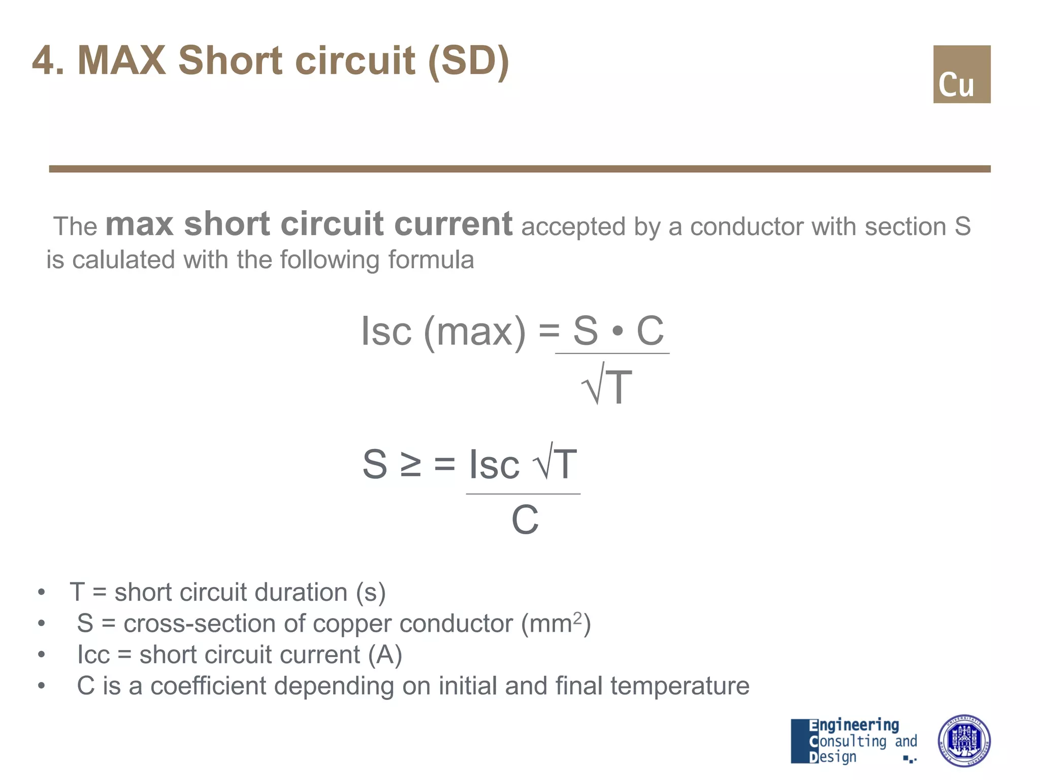Initial Isc Principles of Cable Sizing | PDF