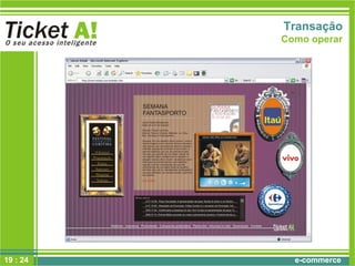 e-commerce
Transação
Como operar
19 : 24
 