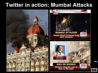 Twitter in action: Mumbai Attacks 
