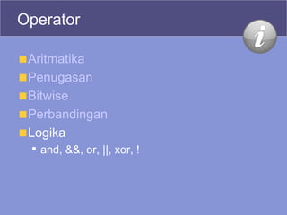 02. Struktur Dasar Php | PPT