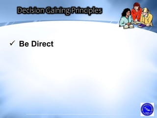  Be Direct
 