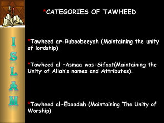 02 tauhed- ISLAMIAT | PPT