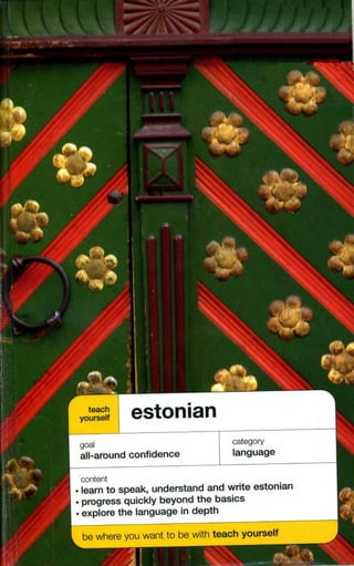 teach yourself estonian
