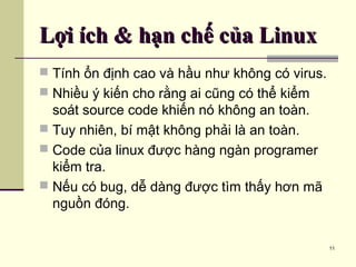 02 technical summary of linux distribution | PPT