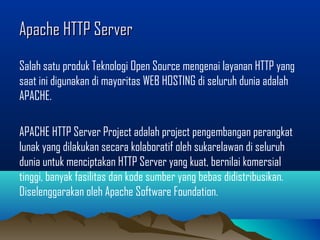 Teknologi Open Source Server | PPT