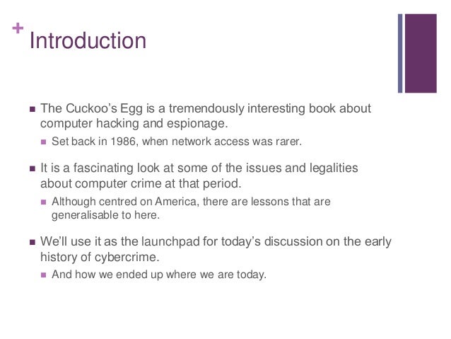 Cuckooing case study picture