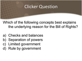 Constitutional Convention:The Three-Fifths CompromiseTwo primary questions concerning slavery: