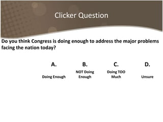 Clicker Question