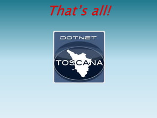 The NoSQL movement @ DotNetToscana