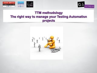 TTM methodology
The right way to manage your Testing Automation
                    projects
 