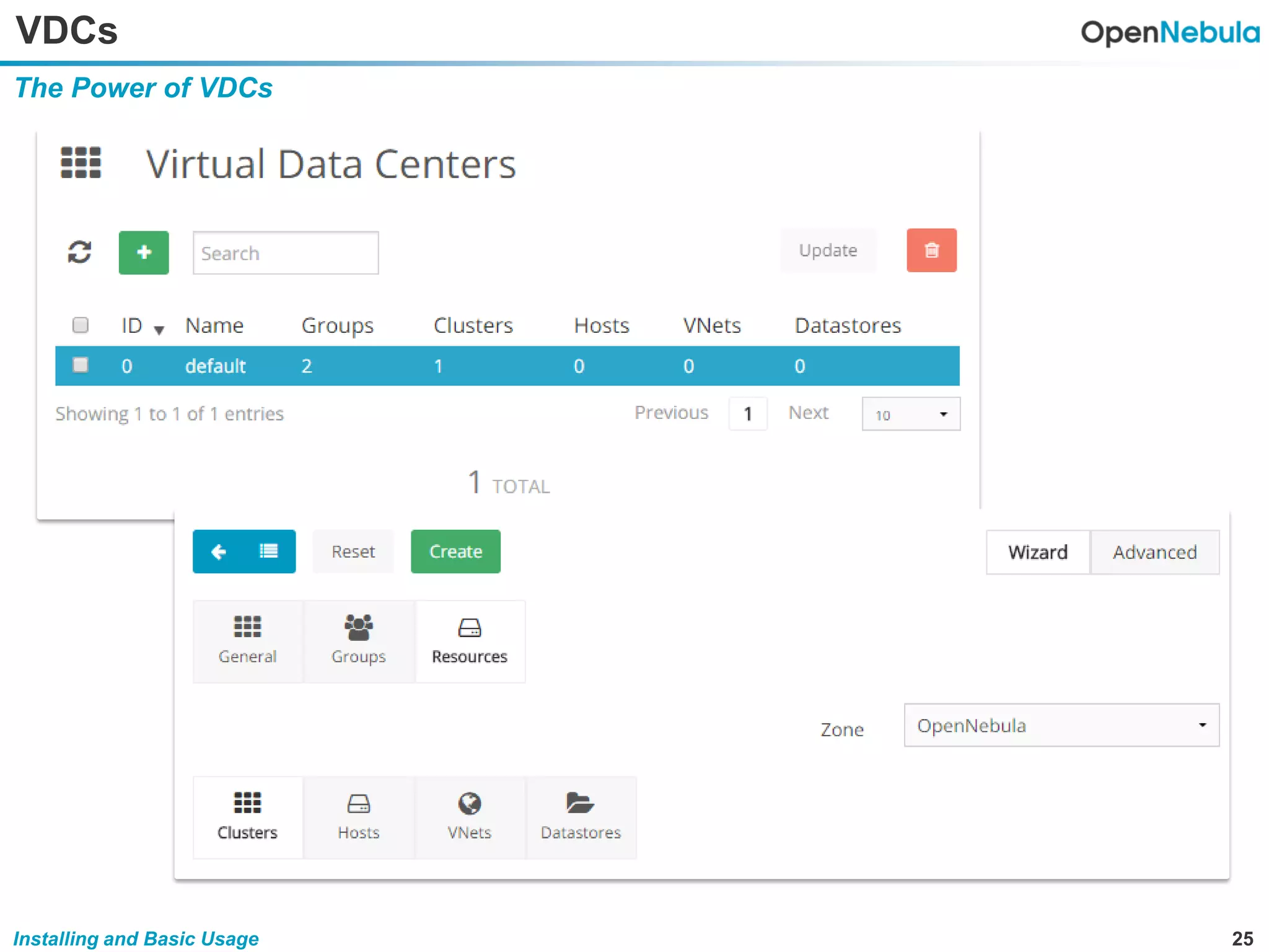 25Installing and Basic Usage
VDCs
The Power of VDCs
 