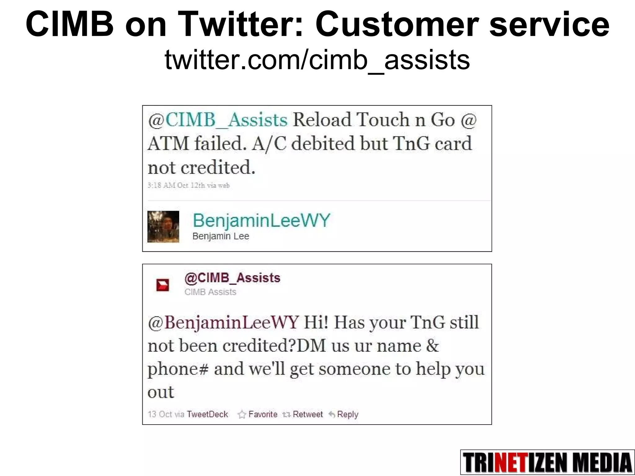 CIMB on Twitter: Customer service twitter.com/cimb_assists 