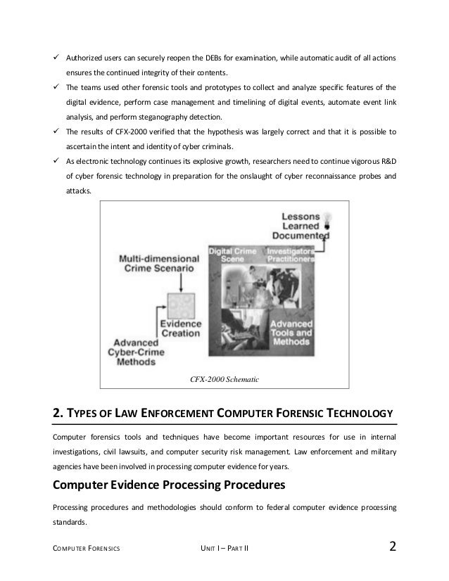 02 types of computer forensics technology notes