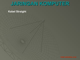 JARINGAN KOMPUTERJARINGAN KOMPUTER
STMIK INDONESIA JK-28STMIK INDONESIA JK-28
Kabel Straight
 