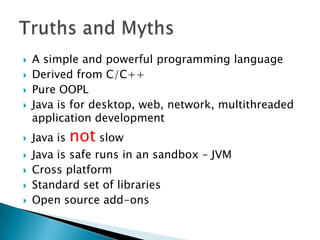 02 what is java | PPTX
