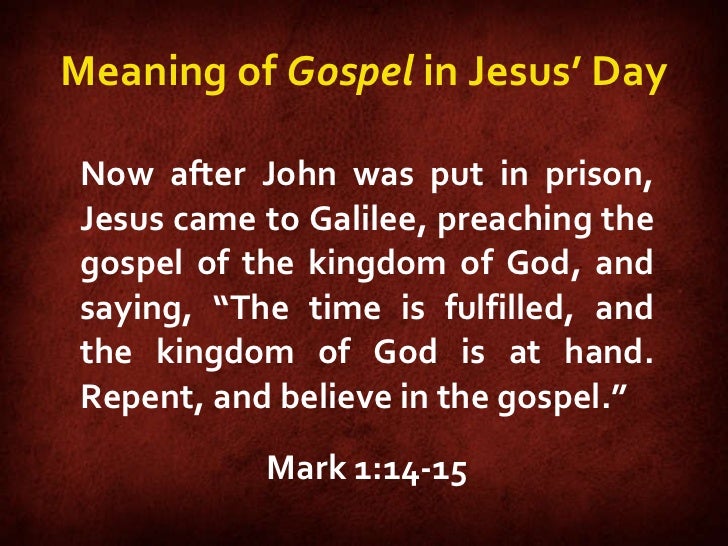 02. What is the Gospel?