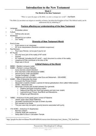 02 world of the new testament | PDF