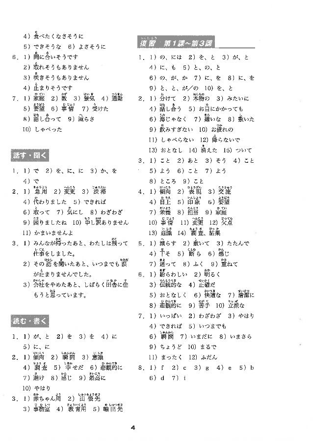 Jawaban Renshuu B Minna No Nihongo