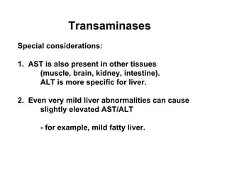 02.01.12(b): Liver Tests - Use and Interpretation | PPT