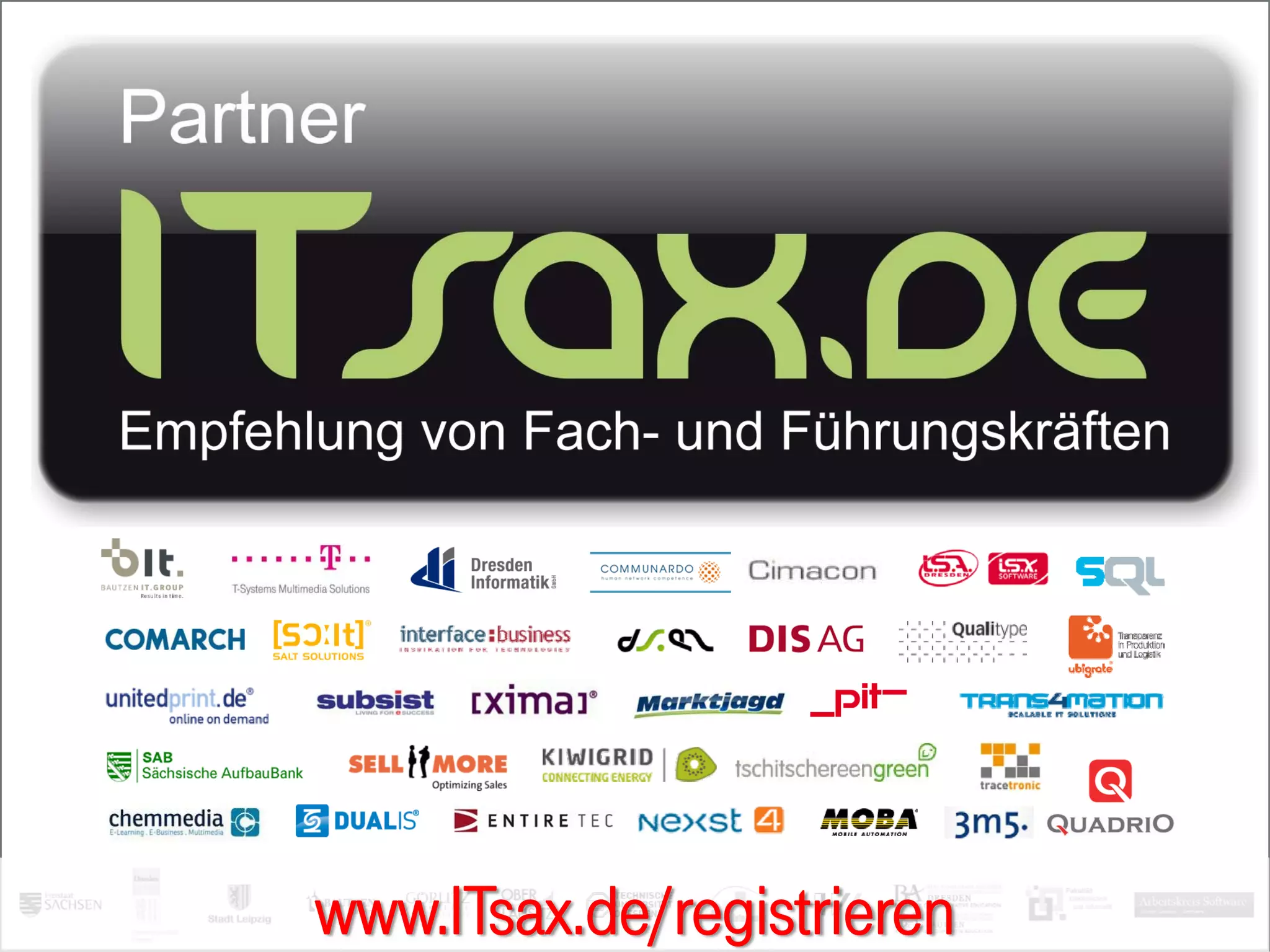 www.ITsax.de/registrieren
 