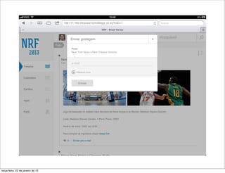 terça-feira, 22 de janeiro de 13
 