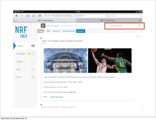 terça-feira, 22 de janeiro de 13
 