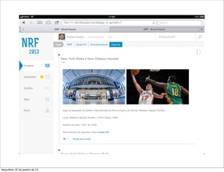 terça-feira, 22 de janeiro de 13
 