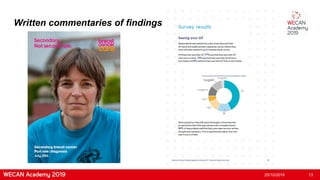 25/10/2019 13
Written commentaries of findings
 