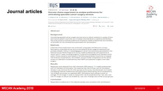 25/10/2019 17
Journal articles
 