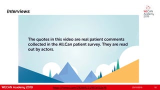 25/10/2019 18https://vimeo.com/292669223/4f1e532e76
Interviews
 