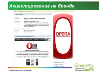 Акцентирование на бренде 