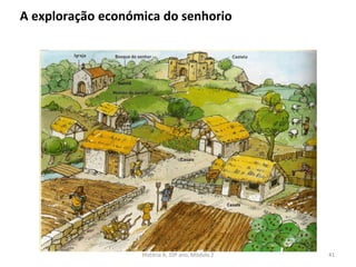 A exploração económica do senhorio
História A, 10º ano, Módulo 2 41
 