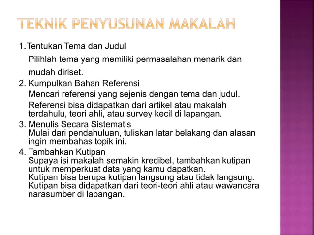 Menyusun Makalah Sistematis: Panduan Lengkap