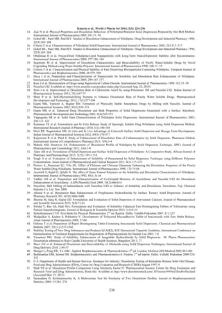 Formulation and Evaluation of Solid dispersion for Dissolution ...