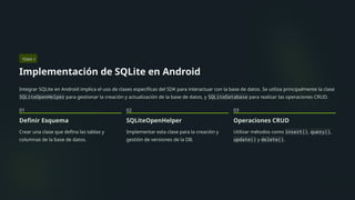 Desarrollo de Aplicaciones Móviles con SQLite y Comunicación entre ...