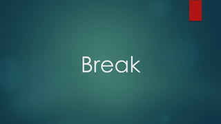 Break
 