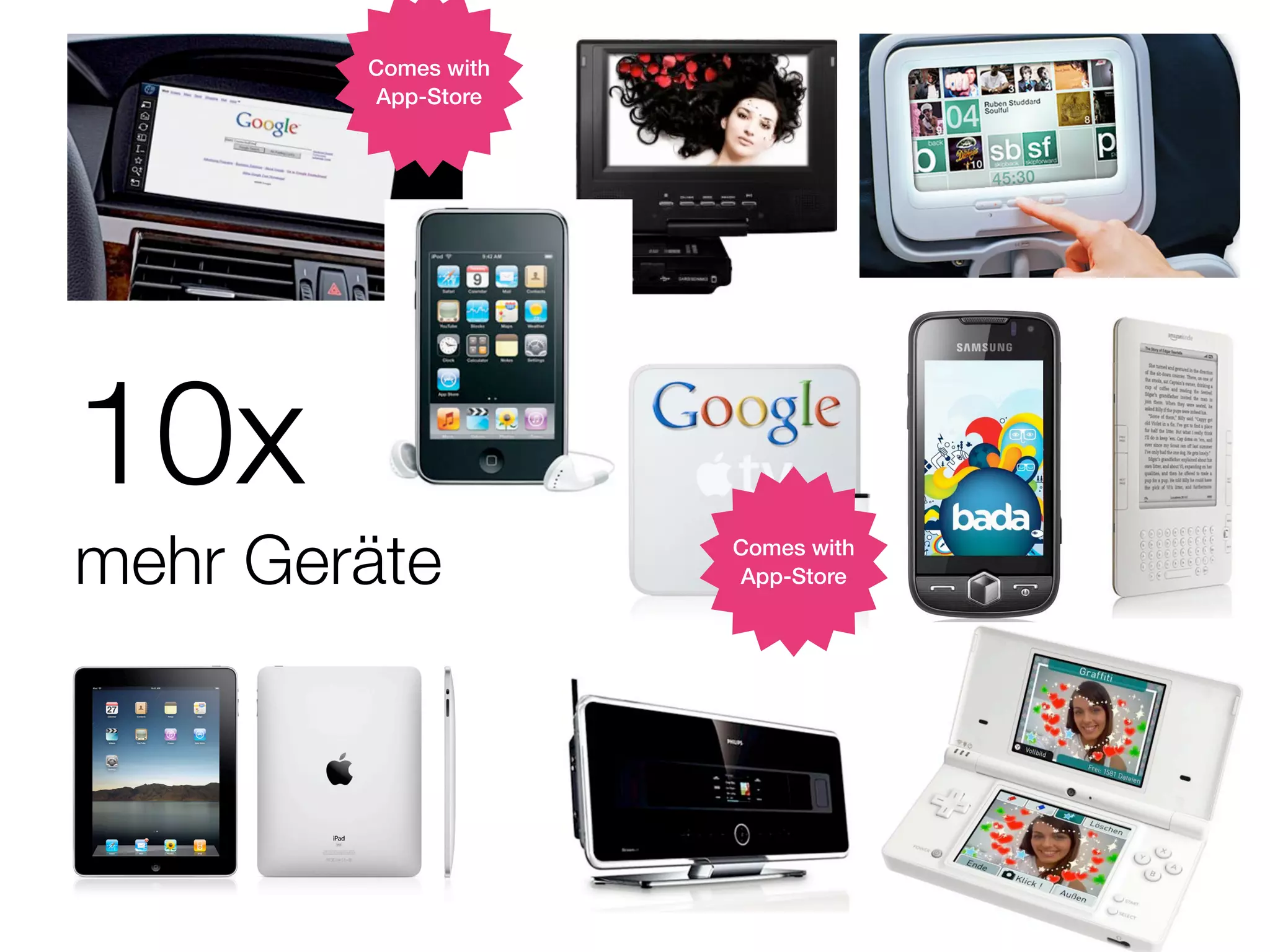 Comes with
        App-Store




10x
mehr Geräte          Comes with
                     App-Store
 
